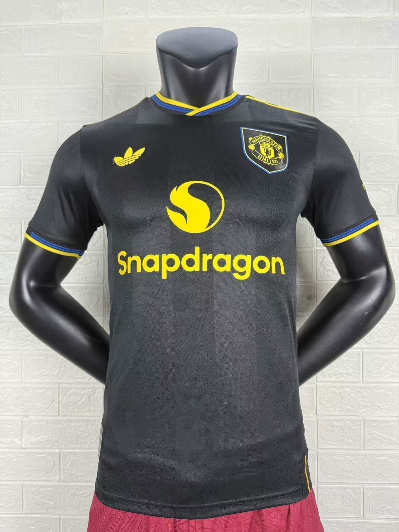 2025-26 Manchester United Black Adidas Originals Jersey - Men