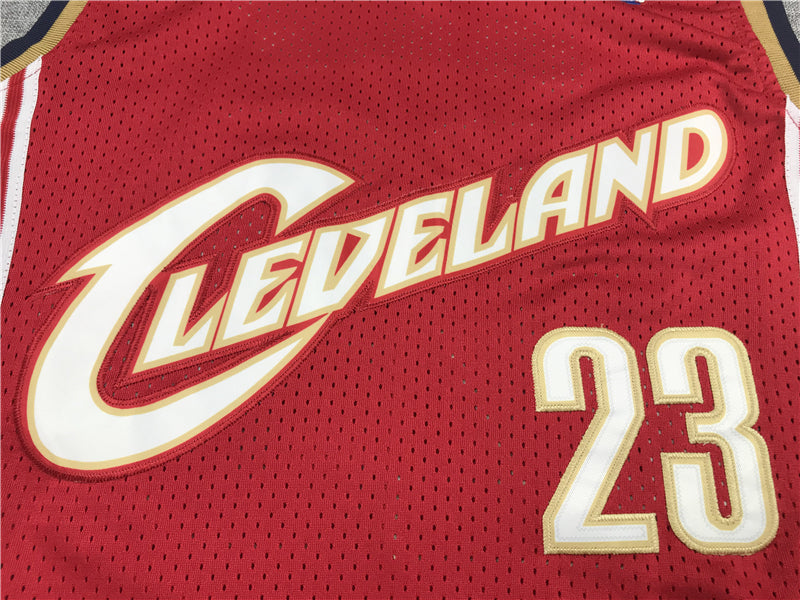 LeBron James #23 Cleveland Cavaliers Red 2003-04 Mitchell & Ness Hardwood Classics Swingman Jersey