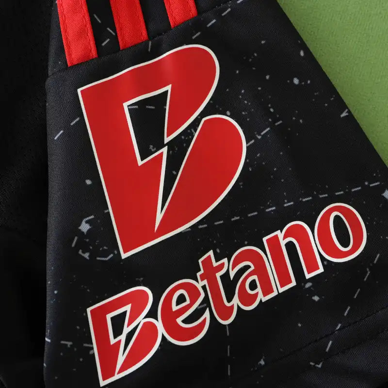 S.L. Benfica Away Jersey 2024/25 – Fan Version | Black Adidas Football Shirt with Emirates Sponsor