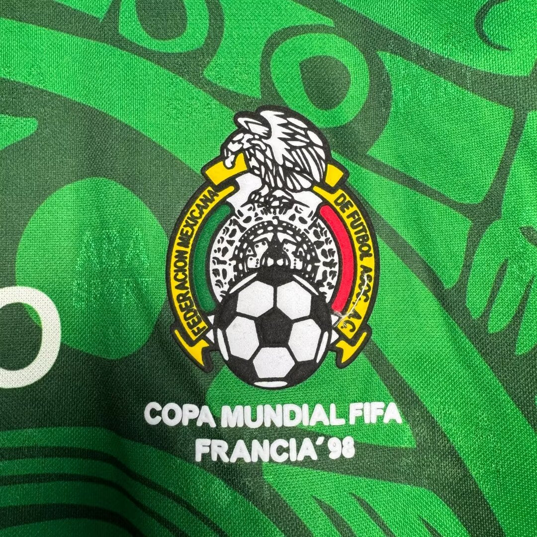 1998 Mexico Home Retro Jersey - ABA Sport - FIFA World Cup France 98 - Aztec Pattern