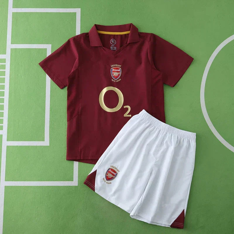 Arsenal F.C. 2005/06 Home Retro Kids Football Kit