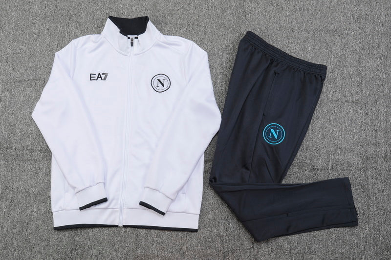 2025 SSC Napoli White Training Suit - Men's