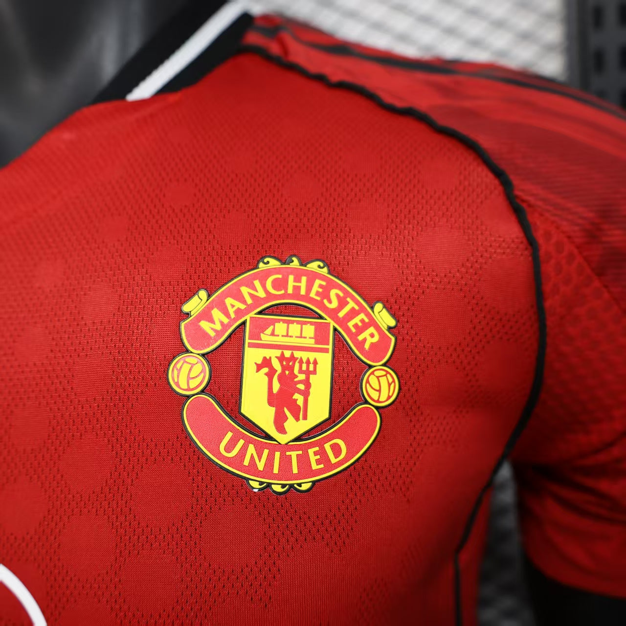 2025-26 Manchester United Home Player Edition Jersey - Red