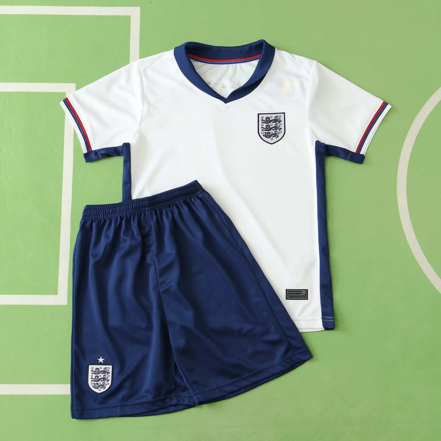 England UEFA Euro 2024 Home Kids Jersey — Three Lions Children's Football Shirt