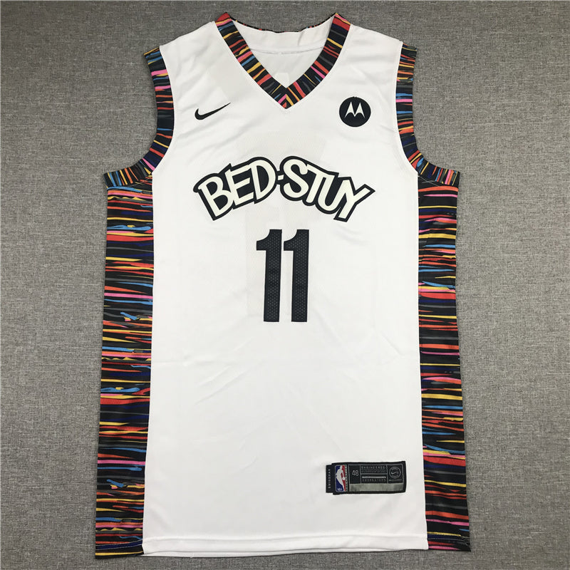 Kyrie Irving #11 Brooklyn Nets City Edition Swingman Jersey – White Bed-Stuy NBA Fan Gear