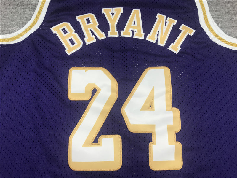 Men's Los Angeles Lakers Kobe Bryant Purple Hardwood Classics Player Jerseys