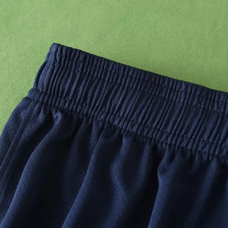 FC Barcelona Home Shorts 2024/25 — Navy Blue FCB Badge Men's Football Match Shorts