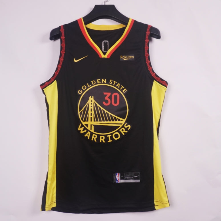 Stephen Curry #30 Golden State Warriors Black Bay Bridge City Edition Swingman Jersey