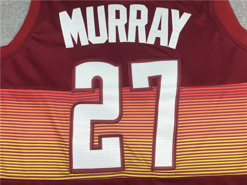 Men's Denver Nuggets Jamal Murray Red Swingman Player Jerseys