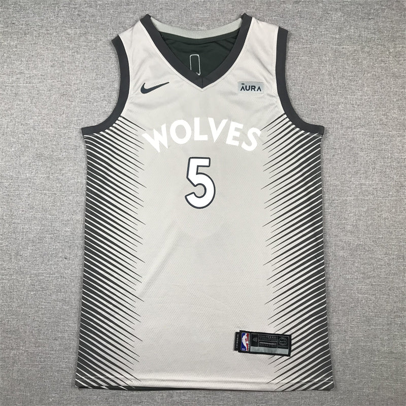 Anthony Edwards #5 Minnesota Timberwolves Wolf Gray 2022-23 City Edition Swingman Jersey – Nike Radial WOLVES