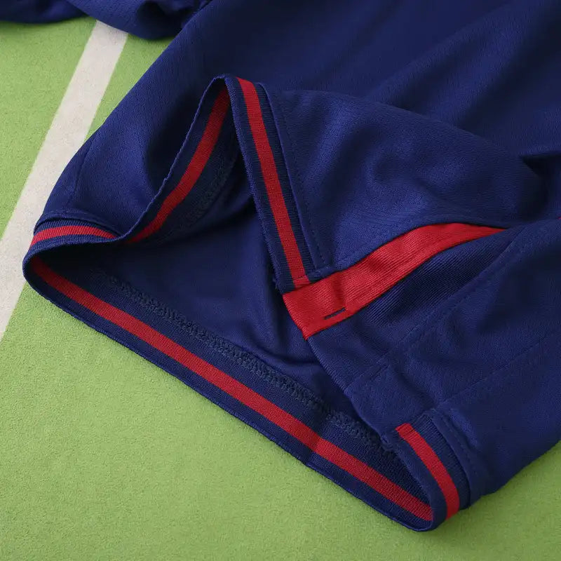 FC Barcelona Home Shorts 2025/26 — Navy Blue FCB Badge Men's Football Match Shorts