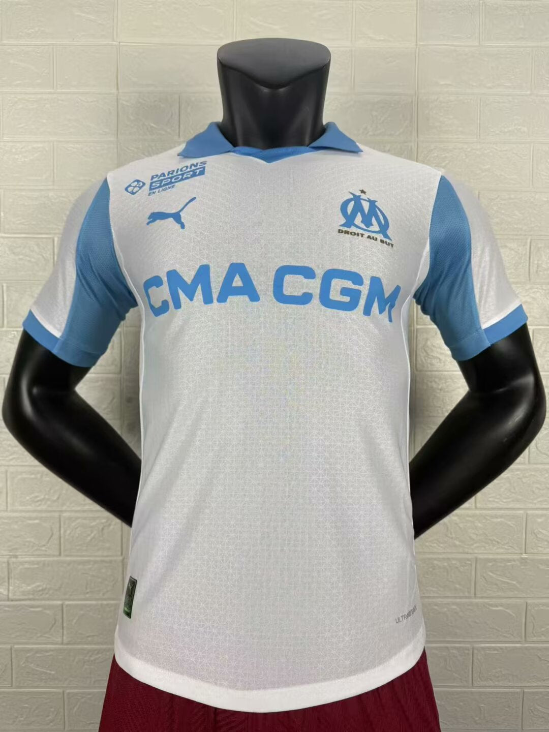 2025-26 Marseille Home Player Version Jersey - Men's