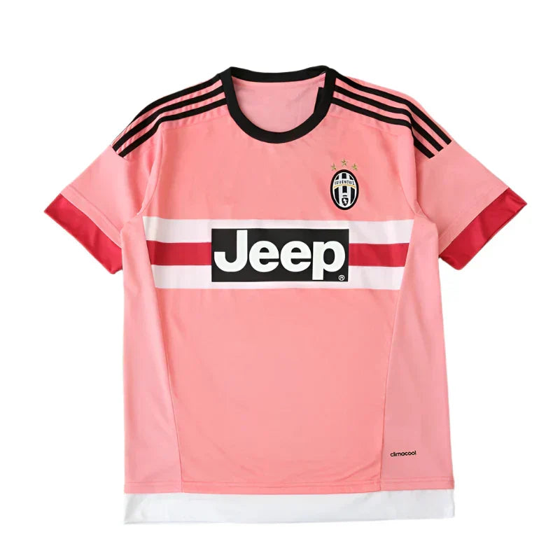 Juventus F.C. Away Retro Fan Jersey 2015/16 — Pink Jeep Edition