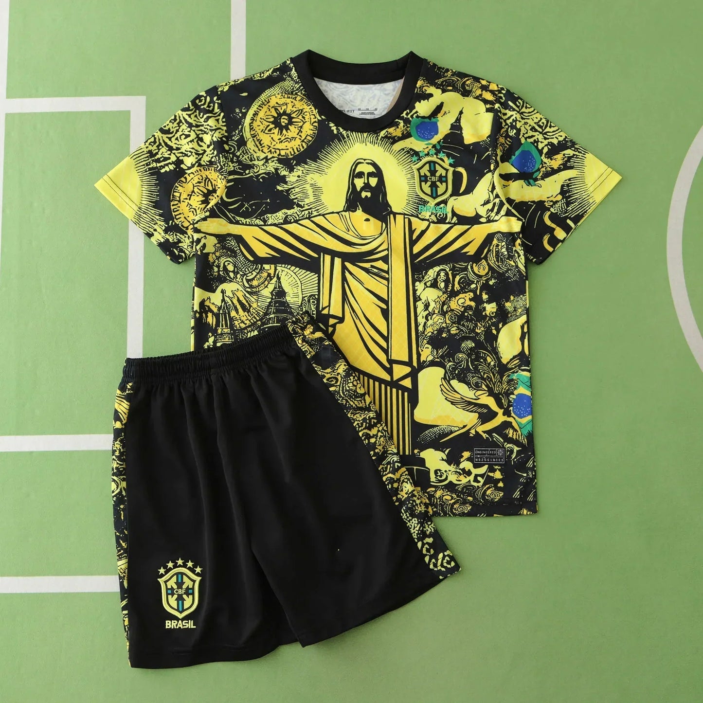 Brazil Gabriel Jesus #9 Kids Kit 2024/25 | Youth Football Set