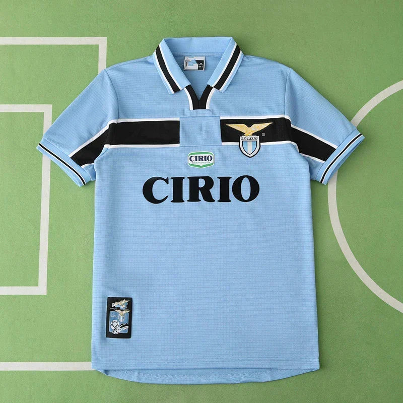 S.S. Lazio 1998/99 Third Retro Jersey – Classic Sky Blue Fan Edition
