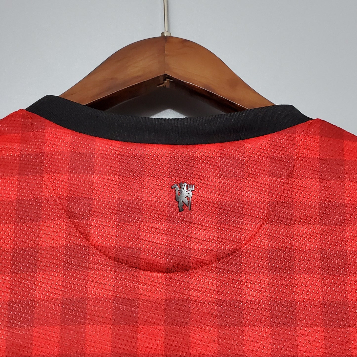 Manchester United 2012-13 Home Jersey – Red Nike AON Checkerboard Retro Football Shirt | Sir Alex Ferguson Last Season