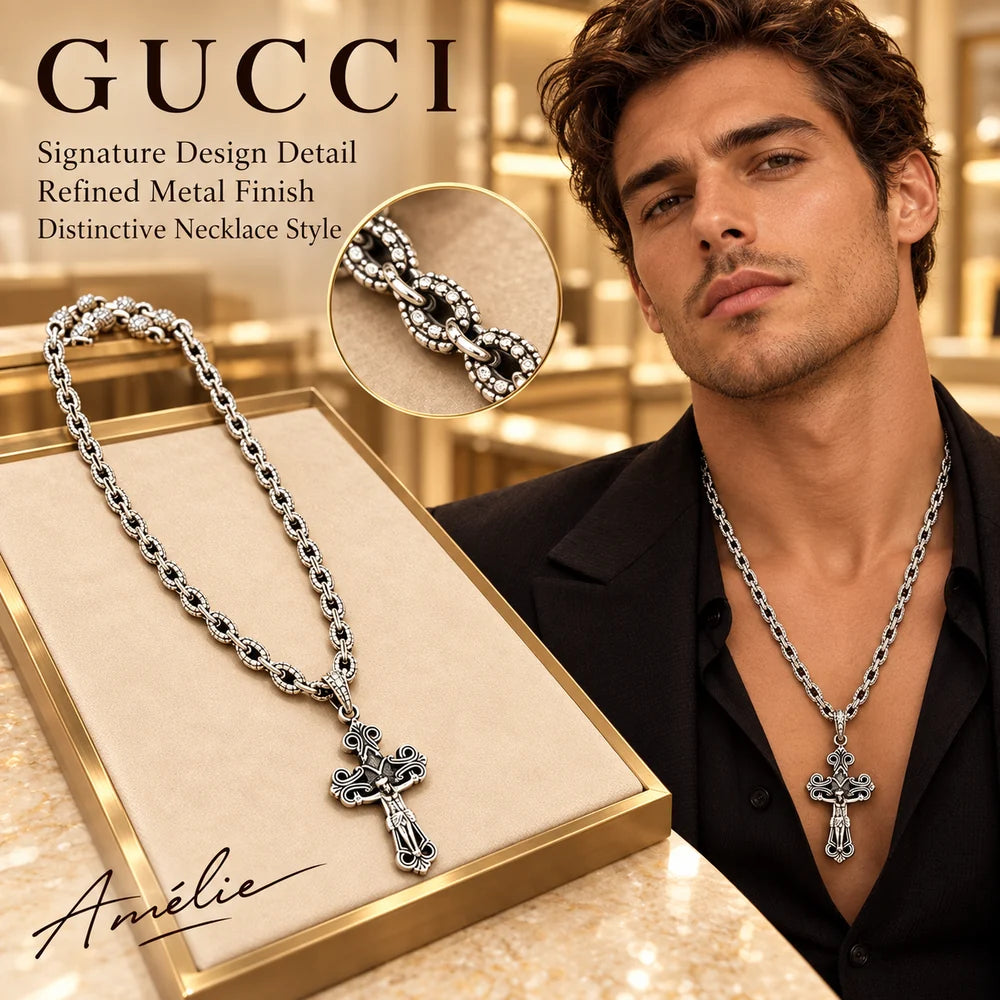 Gucci Anger Forest Chain Distressed Necklace – Gucci jewelry main image