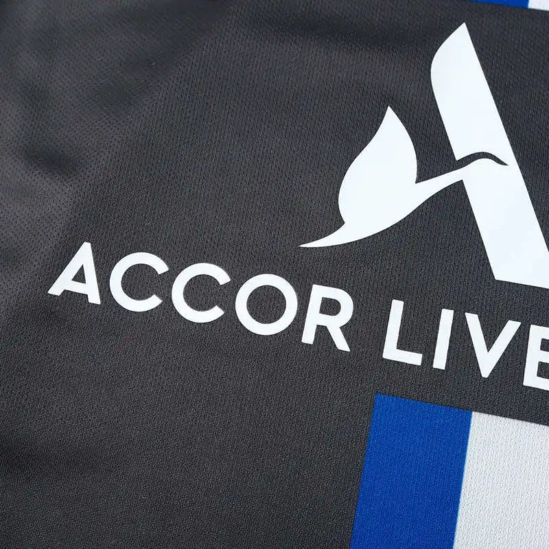 PSG 2019/20 Fourth Jersey – Black Tricolor Stripe Accor Fan Version