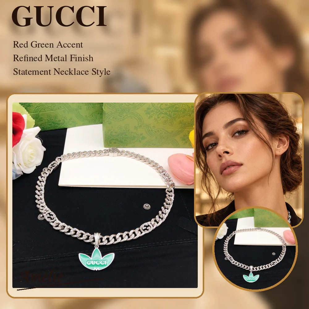 Gucci Chain Red Green Necklace – Gucci jewelry main image