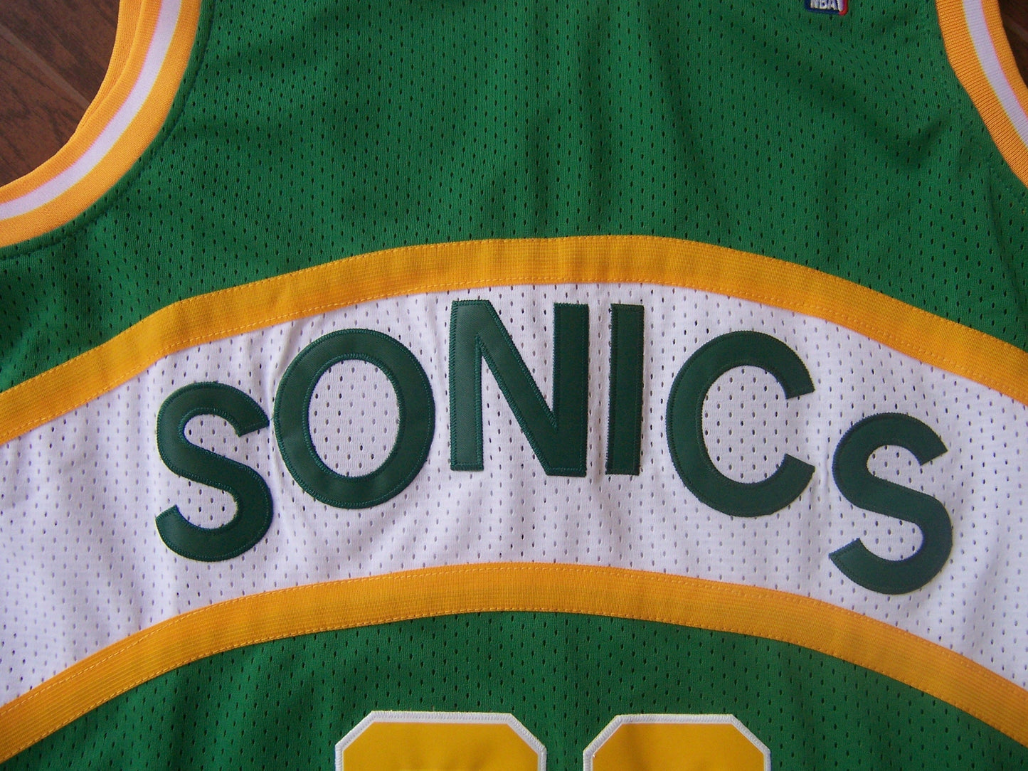 Gary Payton #20 Seattle SuperSonics Green Hardwood Classics Swingman Jersey – Mitchell & Ness White Band