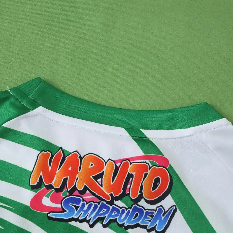 Real Betis Balompié × Naruto Fan Version 2024/25 – Green & White Naruto Uzumaki Graphic La Liga Football Jersey | Anime Collab Kit
