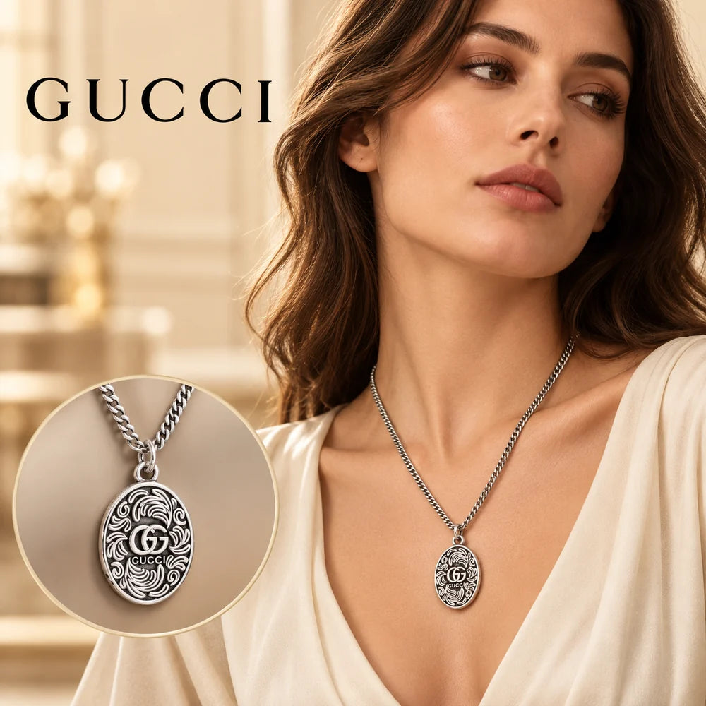 Gucci Anger Forest Chain Distressed Necklace – Gucci jewelry main image