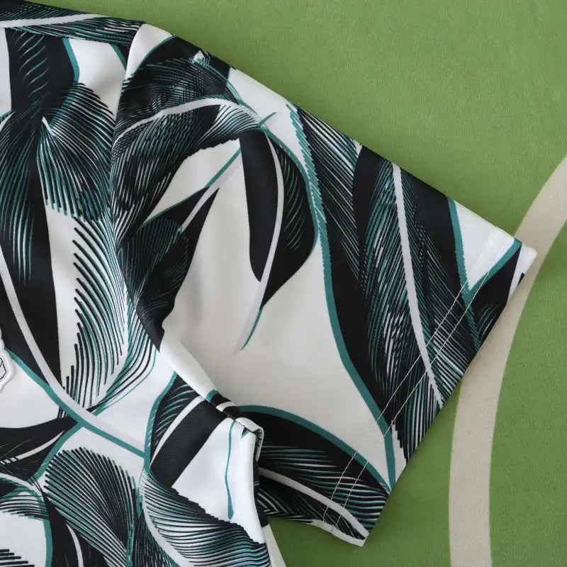 Newcastle United 2024/25 Training Jersey – White Tropical Leaf Print Fan Version