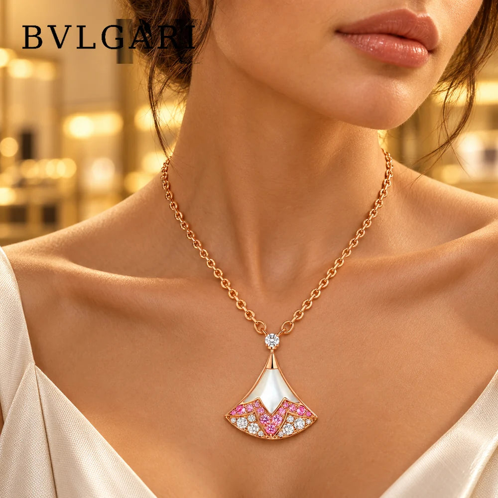 BVLGARI Rose Gold-Tone V-Gold Tone Necklace – Style 02 - image 1