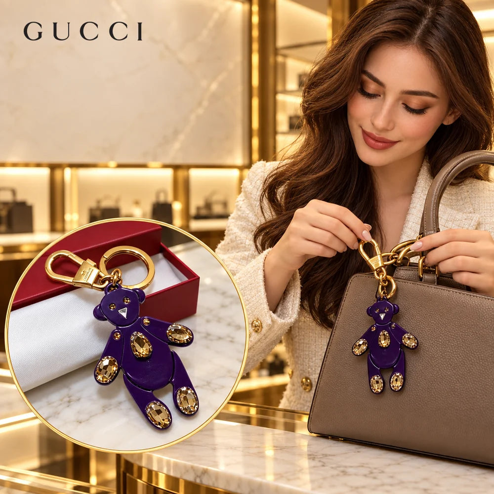 Gucci Crystal Vintage-Inspired Purple Jewelry - image 1
