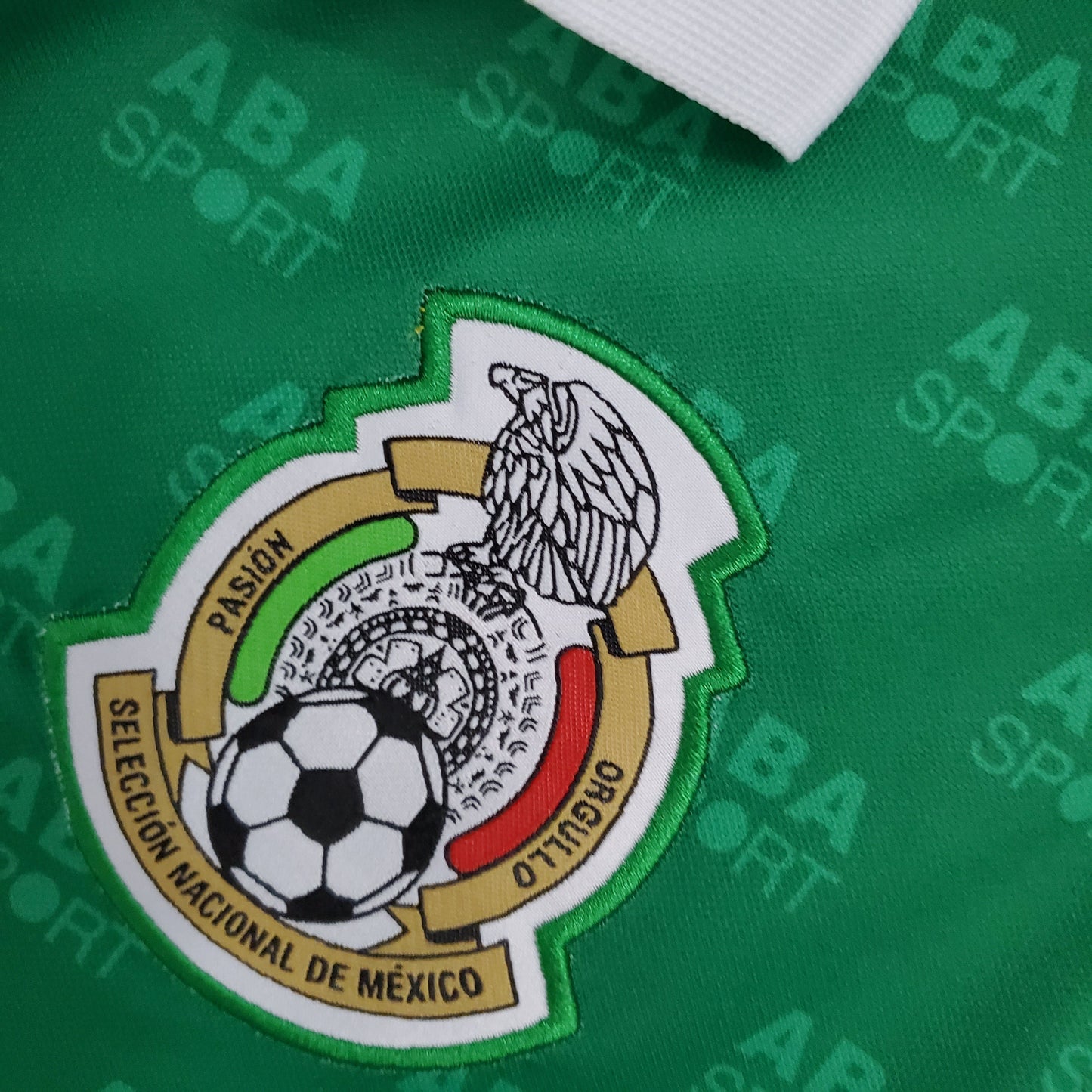 Mexico 1995 Home Jersey – Green ABA Sport White Wave Pattern Retro CONCACAF Gold Cup Football Shirt | El Tri Classic 90s National Team Kit