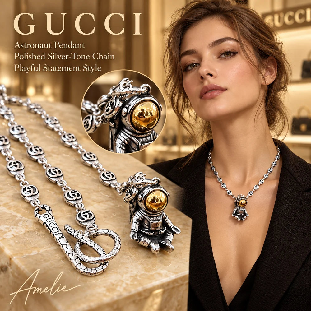 Gucci Anger Forest Chain Distressed Vintage-Inspired Necklace main product image