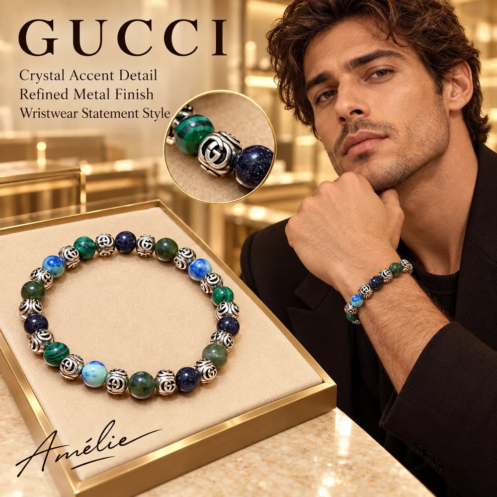 Gucci Anger Forest Agate Crystal Distressed Bracelet – Gucci jewelry main image