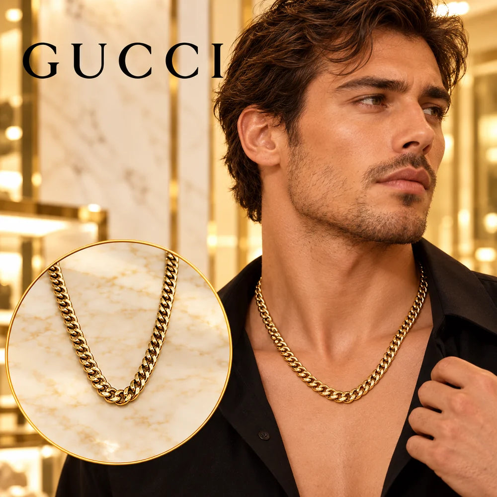 Gucci Anger Forest Chain Distressed Necklace – Style 76 - image 1