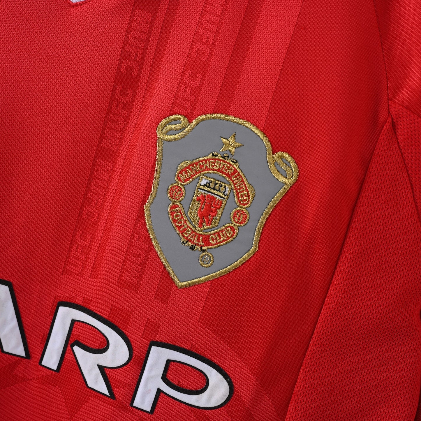 1998/99 Manchester United Home Long Sleeve Retro Jersey - UCL Final Camp Nou