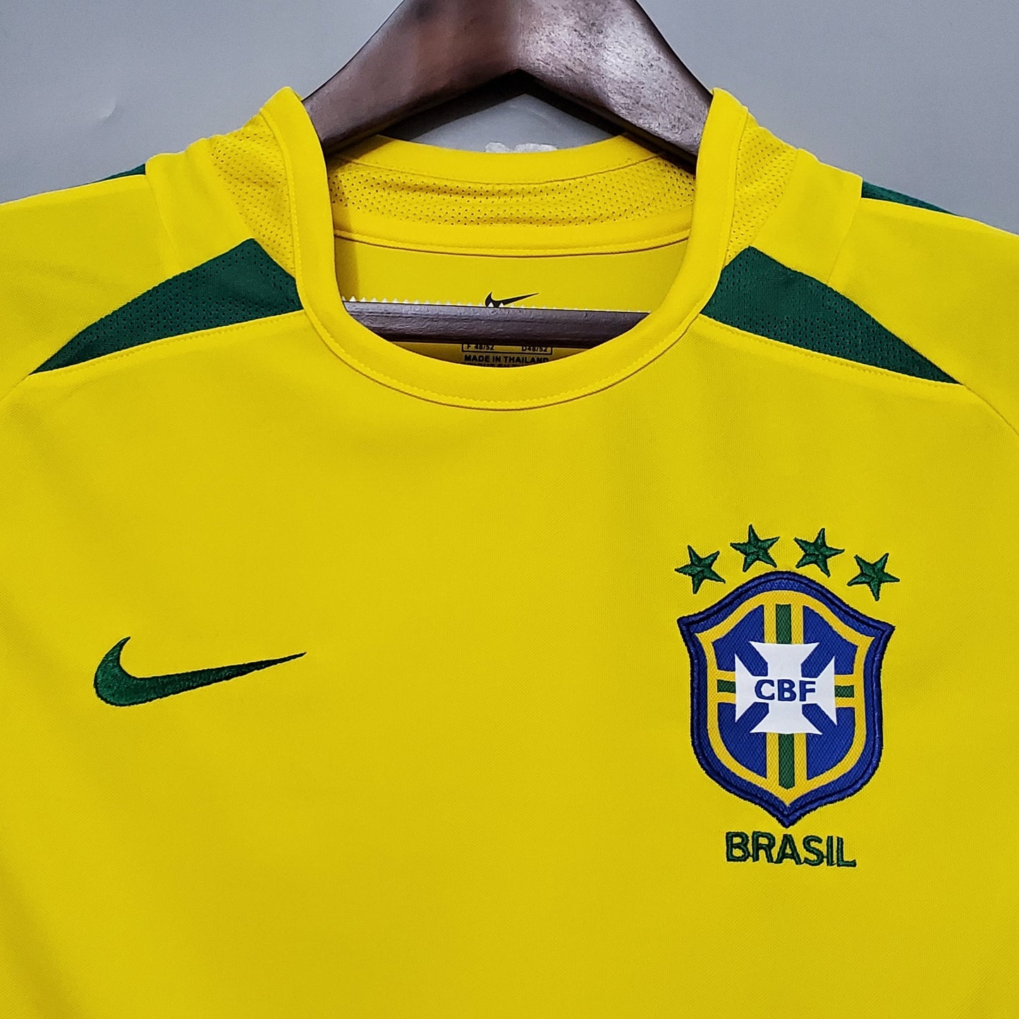 Brazil 2002 World Cup Home Retro Soccer Jersey – Nike CBF Ronaldo Ronaldinho Rivaldo Roberto Carlos Kaka Kit