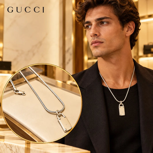 Gucci Anger Forest Chain Distressed Necklace – Style 34 - image 1