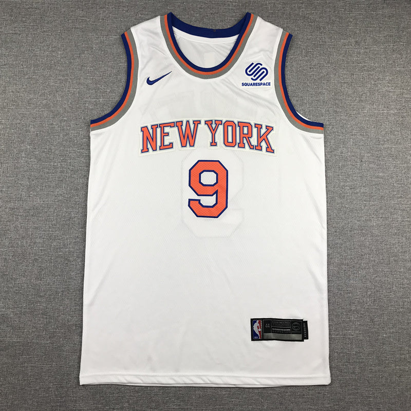 Men's New York Knicks RJ Barrett White 2019 NBA Draft First Round Pick Jerseys