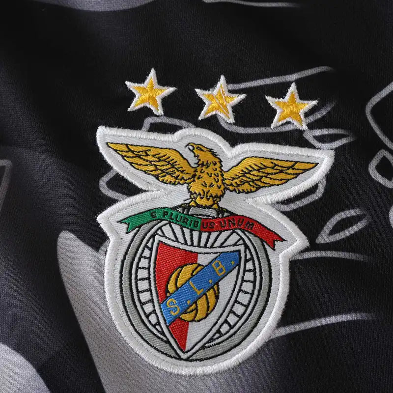 S.L. Benfica 2024/25 Pre-Match Training Jersey – Black Camo Fan Version