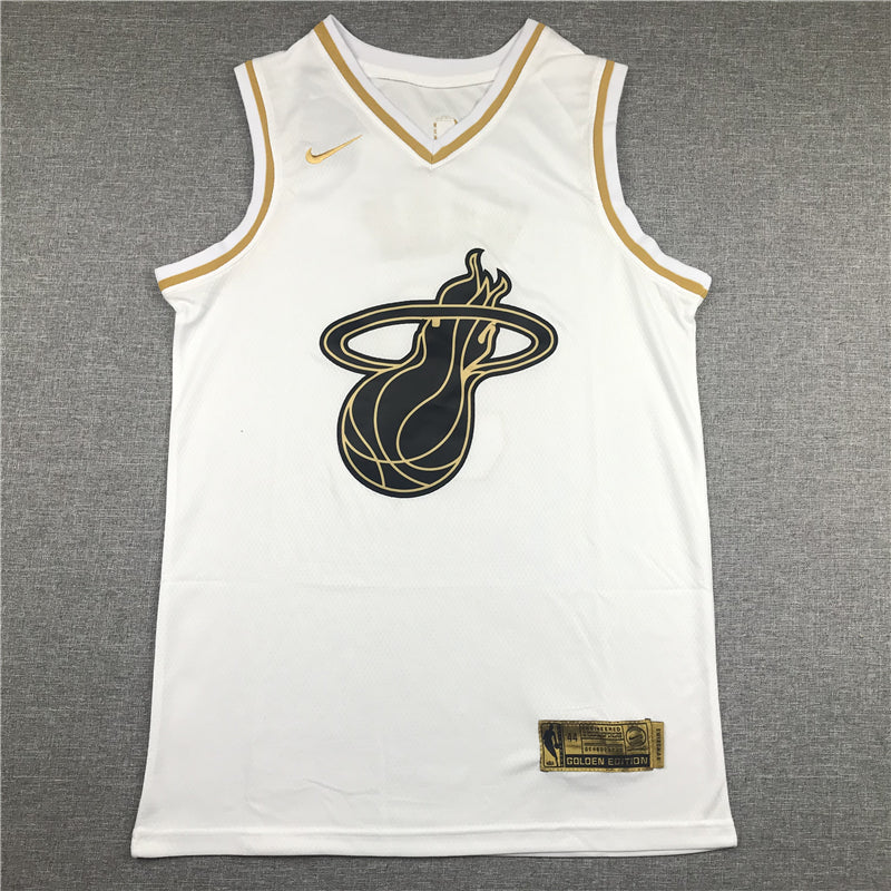 Men's Miami Heat Dwyane Wade #3 White Swingman Player Jerseys