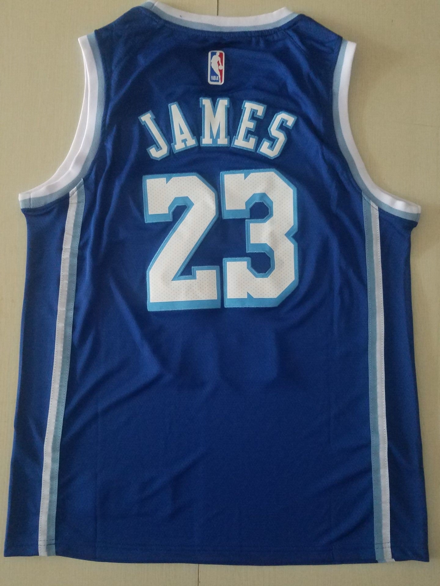 LeBron James #23 Los Angeles Lakers Blue 2019-20 City Edition "Crenshaw" Swingman Jersey – Nike