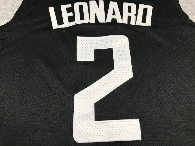 Men's LA Clippers Kawhi Leonard #2 Black 2022/23 Statement Edition Swingman Jerseys