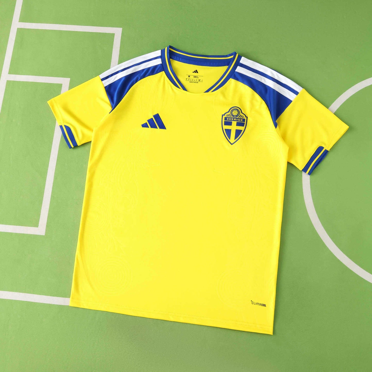 2026 FIFA World Cup Sweden Home Jersey – Blågult Yellow & Blue Adidas Fan Kit
