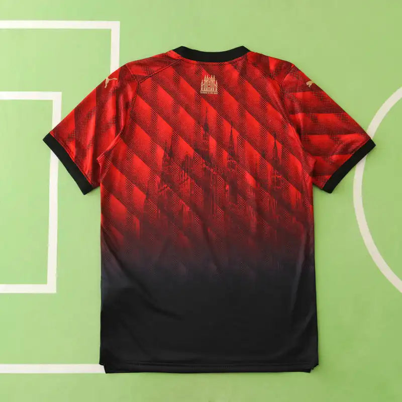 A.C. Milan Cathedral Player Version Soccer Jersey 2024/25 – Duomo di Milano Special Edition