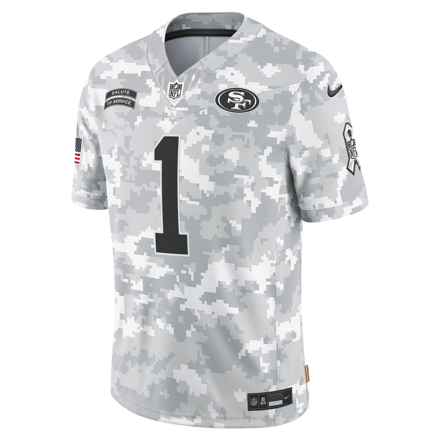 Deebo Samuel Sr San Francisco 49ers  2024 Salute to Service Limited Jersey - Arctic Camo