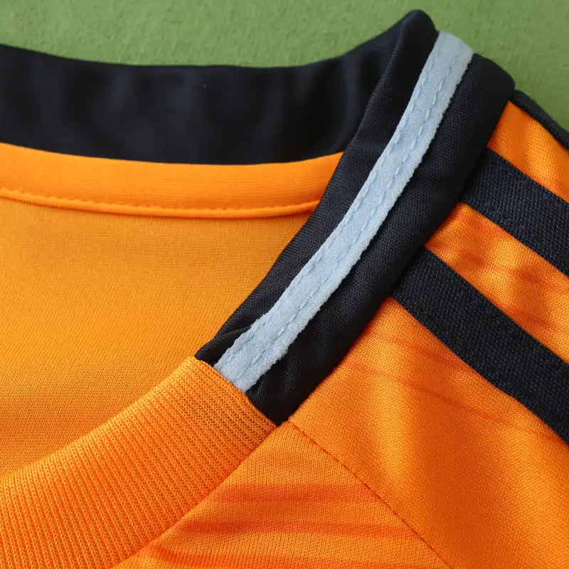 Real Madrid 2024/25 Away Jersey – Orange Adidas Mbappé Vini Jr Bellingham Fan Version