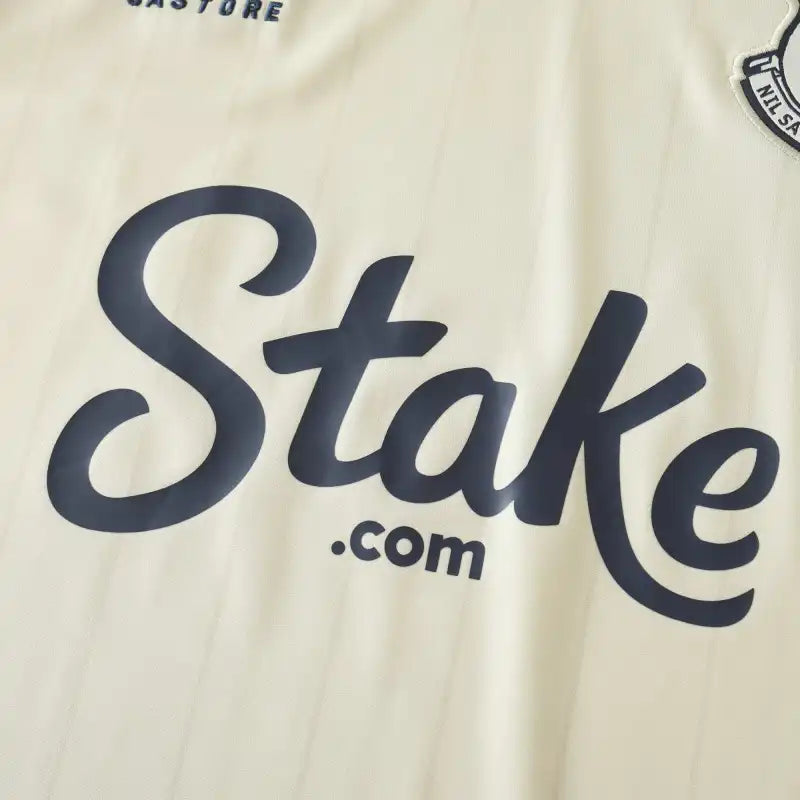 Everton F.C. Third Fan Jersey 2024/25 — Cream Castore Stake.com Edition