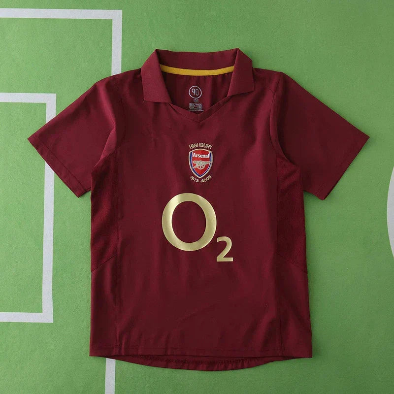 Arsenal F.C. 2005/06 Home Retro Kids Football Kit