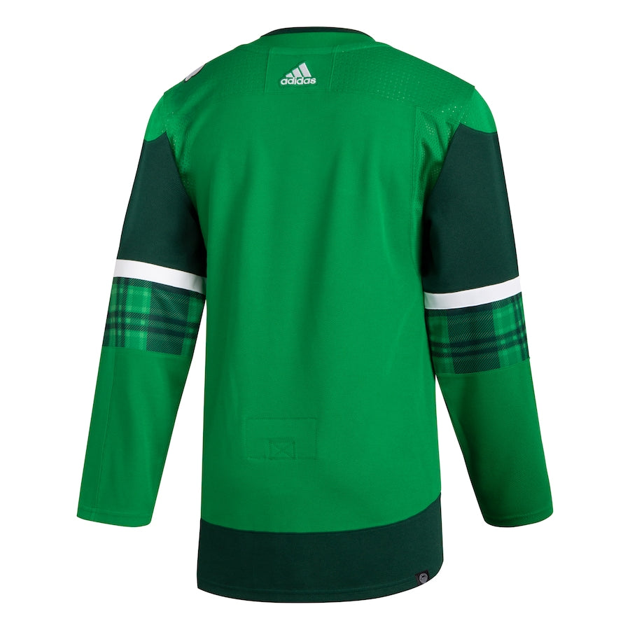 Men's Pittsburgh Penguins adidas Kelly Green 2023 St. Patrick's Day Primegreen Authentic Jersey