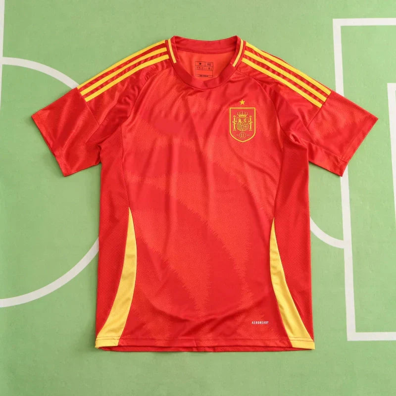 Spain National Team UEFA Euro 2024 Home Fan Jersey – Red | Adidas | Euro Champions | Custom Name & Number