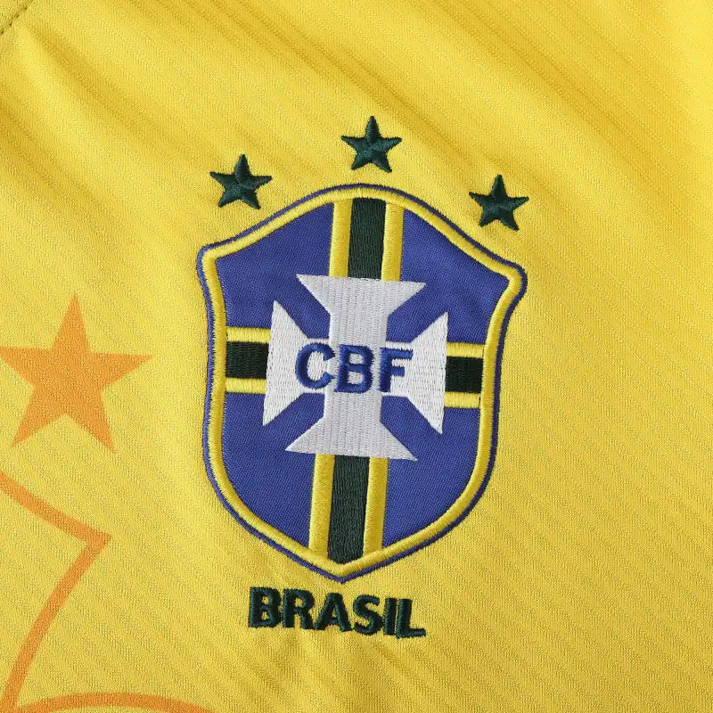Brazil Home Retro 1993/94 – Classic Yellow & Green Men's Football Jersey | Fan Version